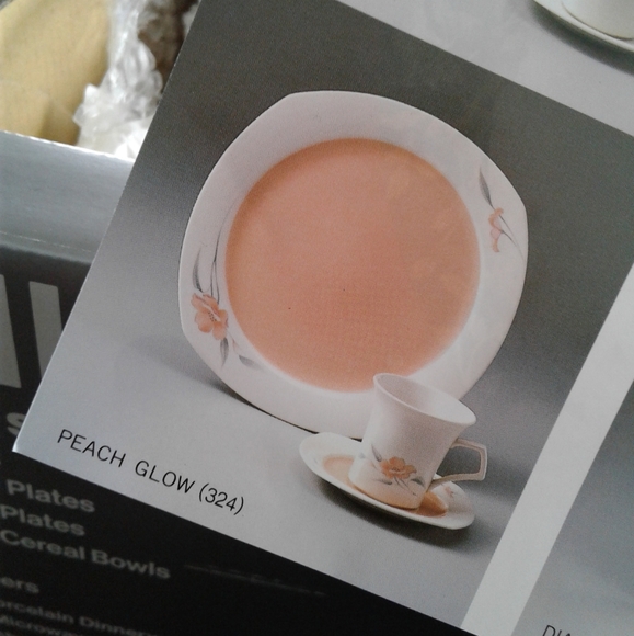 NEW in box Nikko PEACHGLOW Quadrille 20 pc Set Service for 4 Japan tableware - Picture 6 of 8